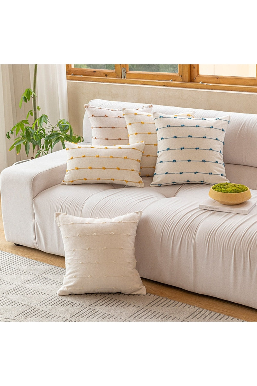 Jacquard Cotton Cushion | Bowlift