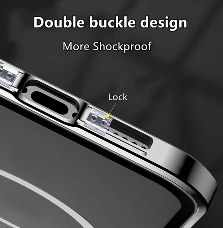 BowLift | Double Sided Magnetic Glass Anti-Peep Mobile Case