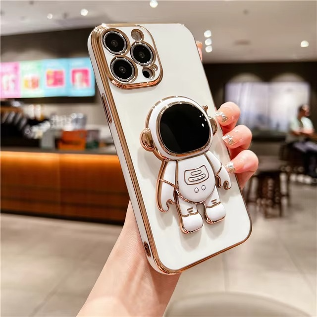 BowLift | Astronaut Kickstand Soft Case for Various iPhone Models