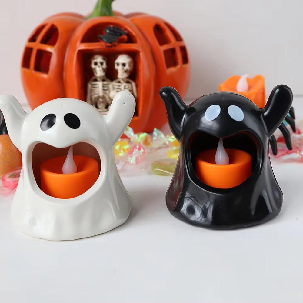 BowLift | Light Ghost Halloween Lamp – LED Ghost Decoration with Battery Lighting