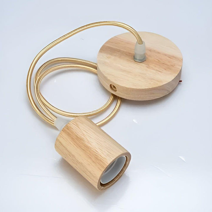 Handcrafted wooden pendant lamp with a naturally warm aura and timeless charm Bowlift
