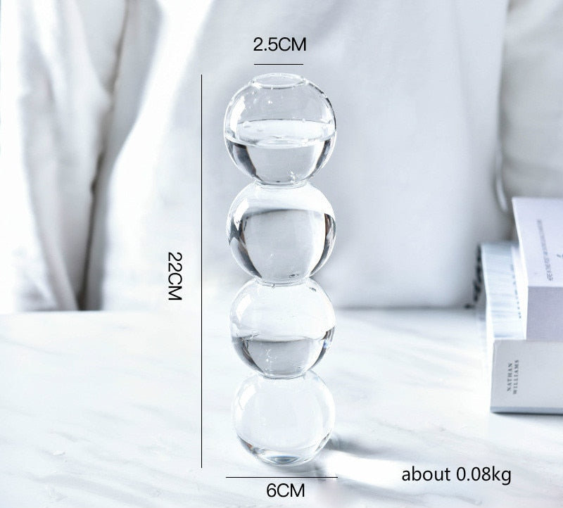 Layered Globe Glass Vase | Bowlift
