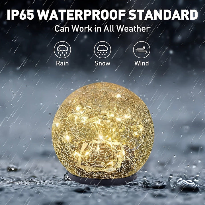 GardenGlimmer Light - Outdoor Waterproof Solar-LED Garden Light | Bowlift