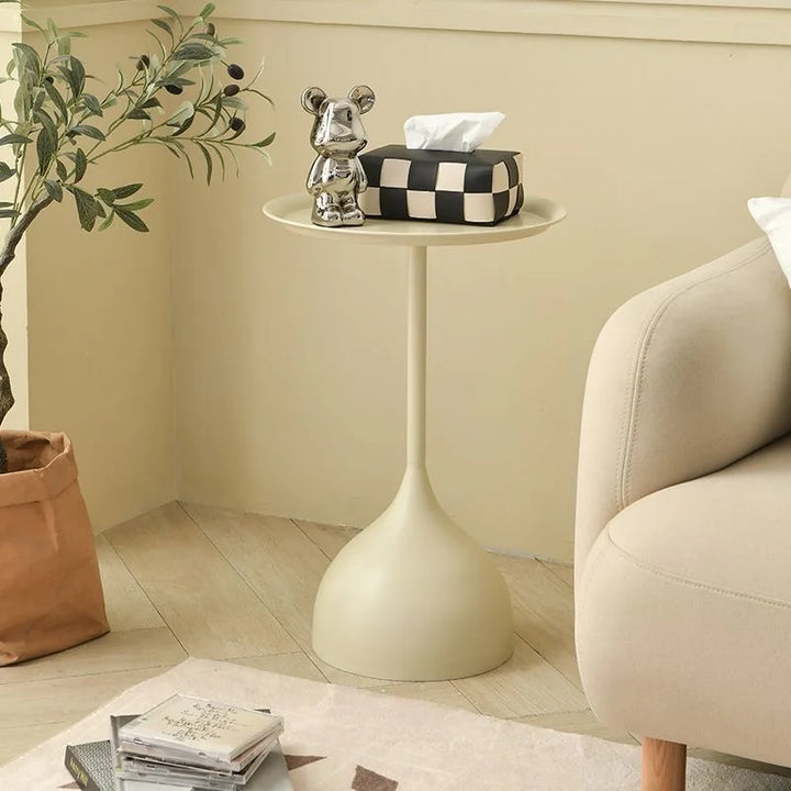 BowLift | Scandinavian Round Side Table of Metal