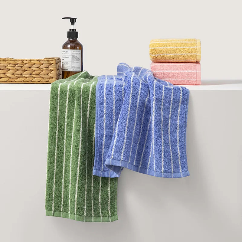 Retro Striped Cotton Towel | Bowlift