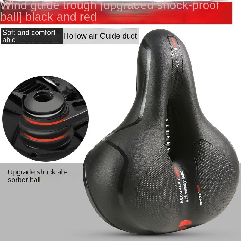 BowLift | Comfortable Hollow Breathable Bicycle Saddle for MTB and Road Bikes - Shock-Absorbing Bike Seat for Long Distances