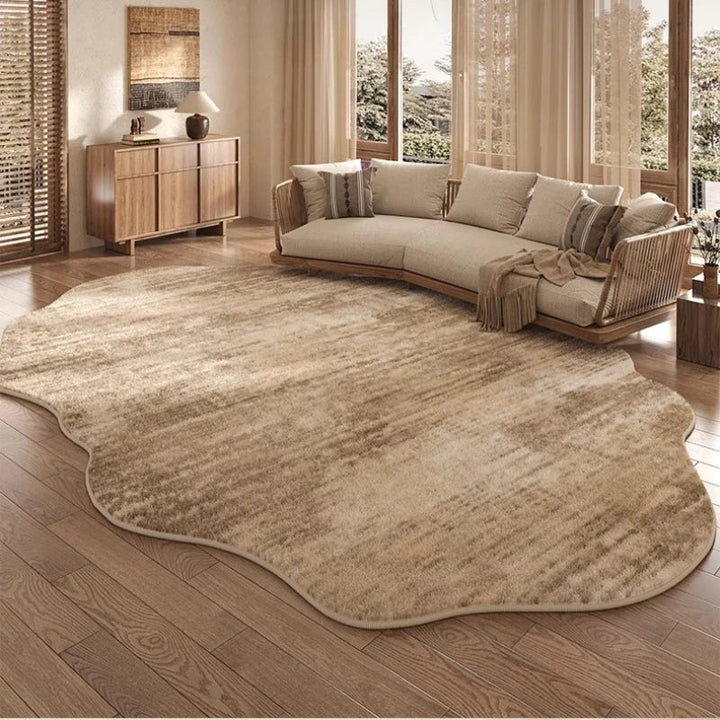 BowLift | Irregular Plush Rug Light Luxury Washable for Bedroom and Living Room