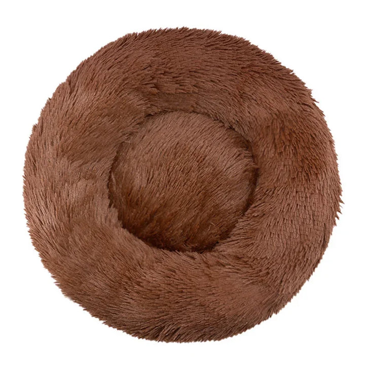 BowLift | CozyNest Plush Round Pet Bed – Washable & Non-Slip
