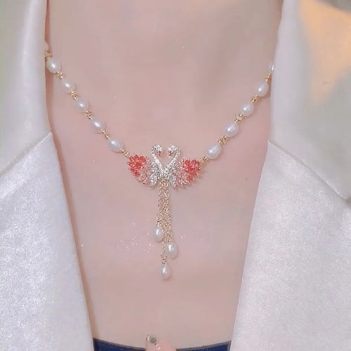 BowLift | Swan Love Charming Pendant Necklace