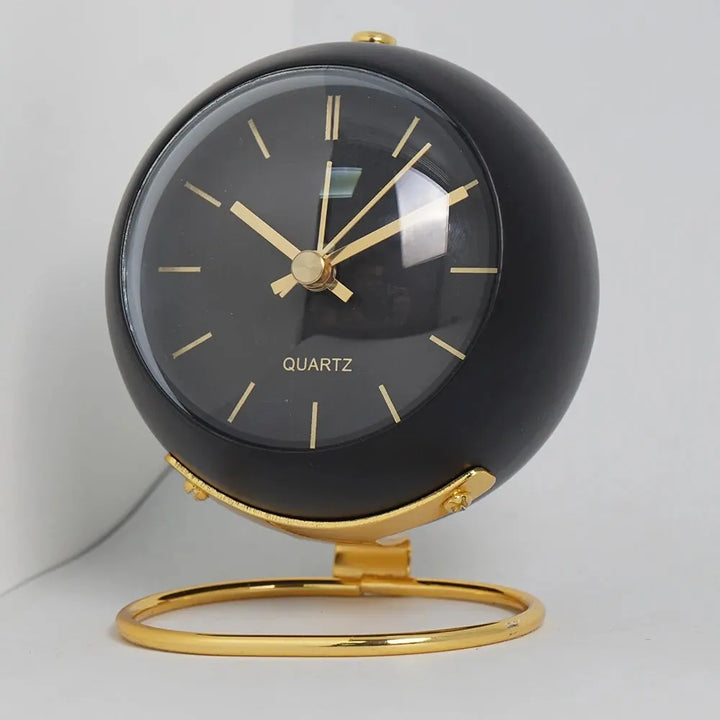 Minimalistic Scandinavian Desk Clock with Silent Quartz Movement | Bowlift