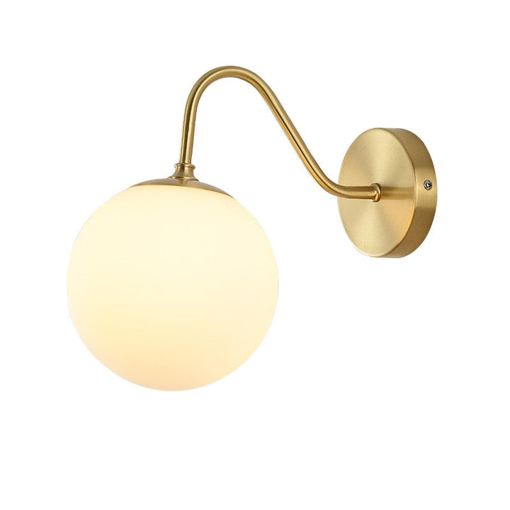 BowLift | SphereLuxe – Scandinavian Wall Light with Adjustable Lighting