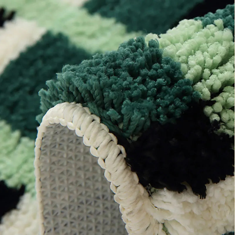 Modern Grid Tufted Bath Mat | Bowlift