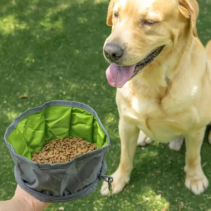 BowLift | Collapsible Bowl Nomadoo FoldBowl | Portable Feeding & Water Bowl for Dogs & Cats | Outdoor Travel Bowl made of Oxford fabric | Ø 19 cm