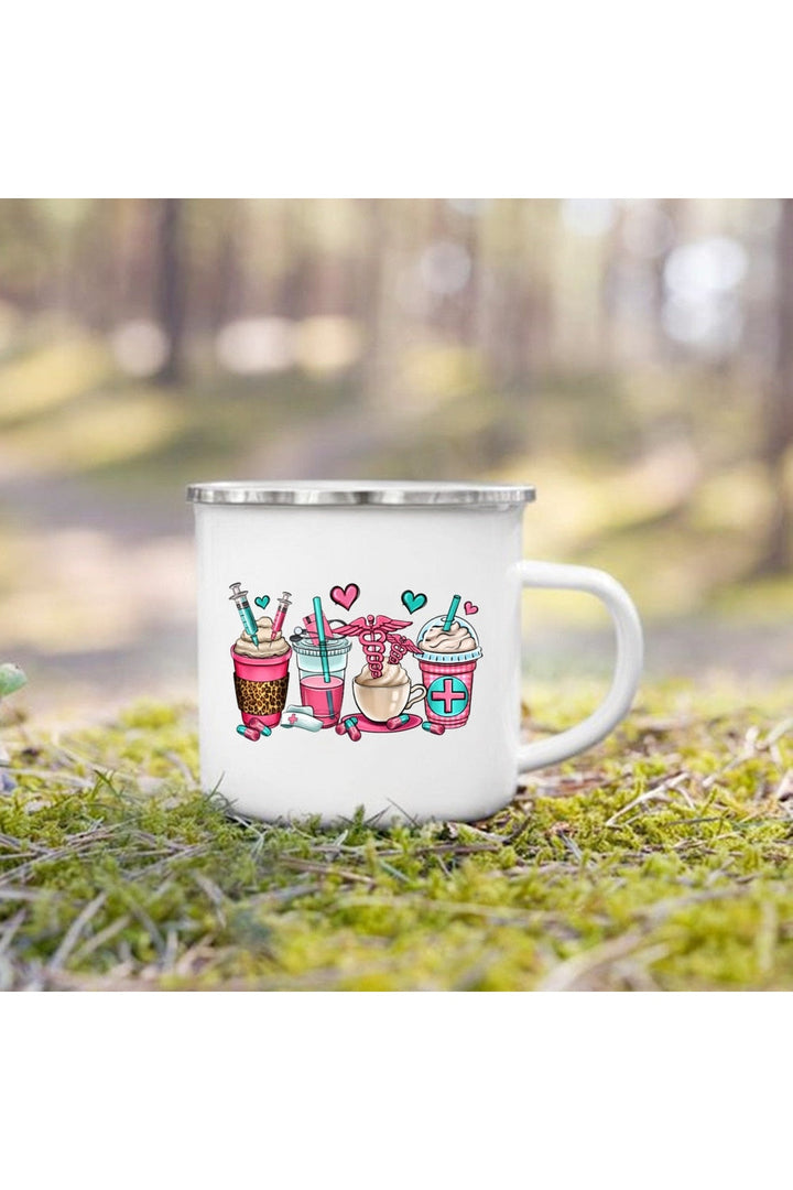 Life Themes Enamel Cup | Bowlift