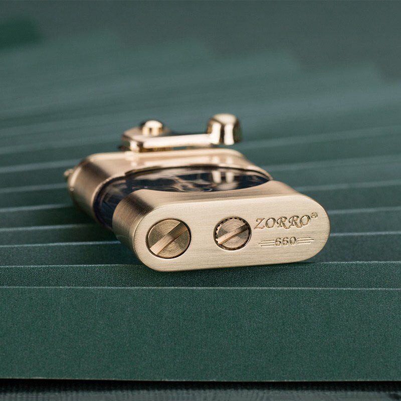 Elegant Retro Slim Metal Lighter | Bowlift