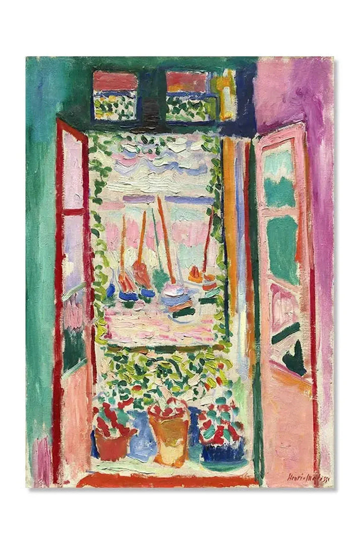 Aesthetic Matisse Retro Canvas Poster | Bowlift