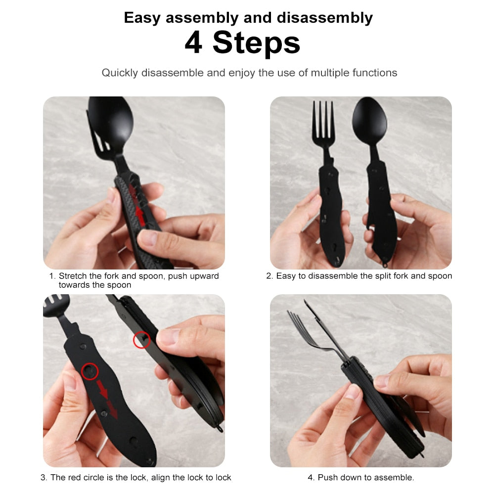 BowLift | 4in1 Easy Cary Travel Cutlery Tool