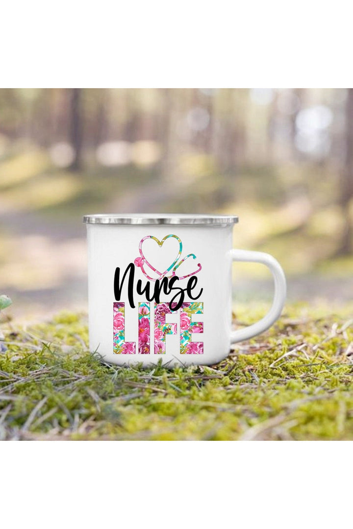 Life Themes Enamel Cup | Bowlift