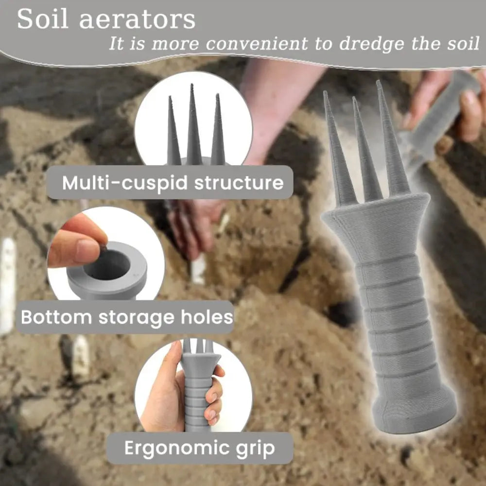 BowLift | Aergrow Hand-Aerator made of Plastic | Compact & Effective | 14.7 × 5 cm | For Lawns, Beds & Plant Areas