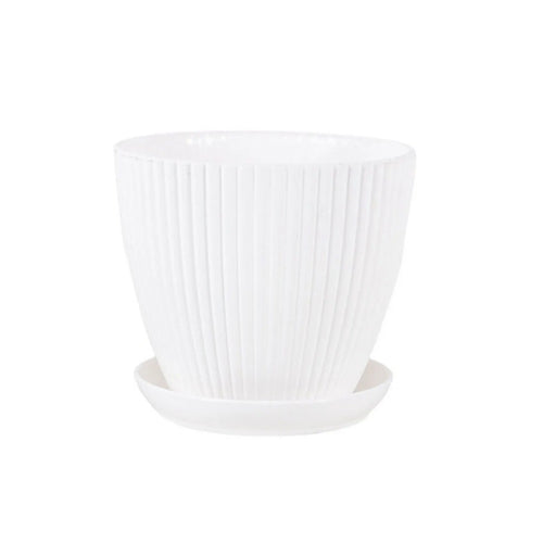 BowLift | Florava Flower Pot | Breakproof & Modern | For Indoors & Outdoors | Breathable Design