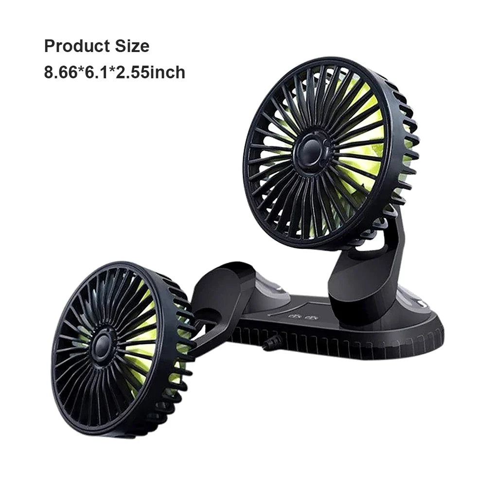 Portable DC 12V-24V Car AC Air Fan Cooler Car Bladeless Air Conditioner Summer Car Vehicle Truck Cooling Air Fan | Bowlift