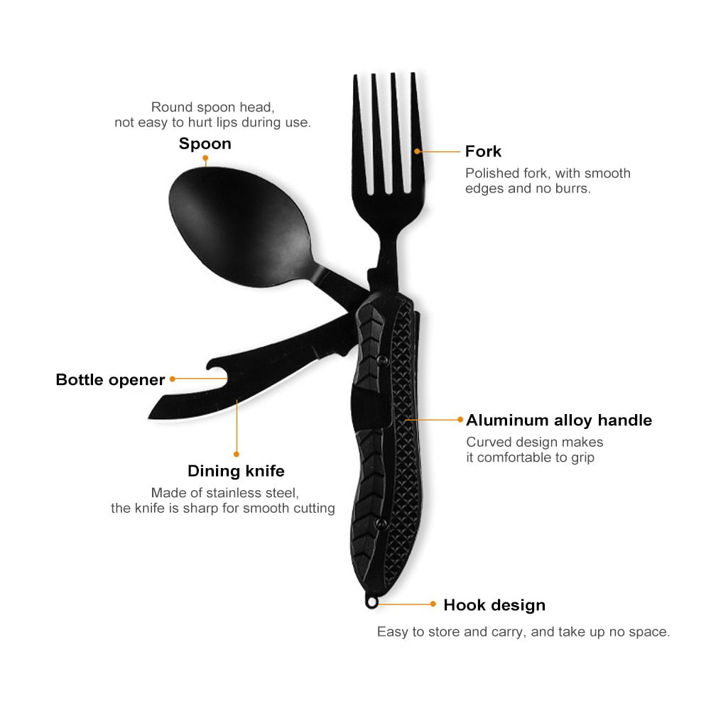 BowLift | 4in1 Easy Cary Travel Cutlery Tool