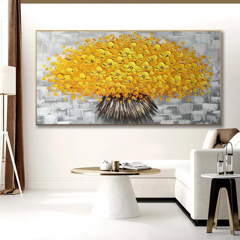 Modern Abstract Flower Tree Wall Art Fine Art Canvas Prints Large Sizes Pictures For Living Room Bedroom Home Office Art Decor | Bowlift