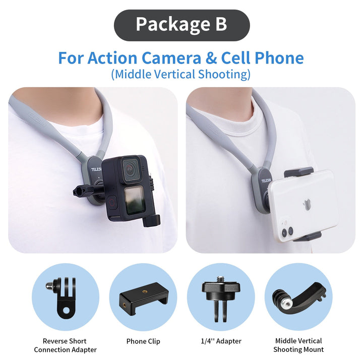 Magnetic Silicone Neck-Mounted Action Camera Accessories | Bowlift