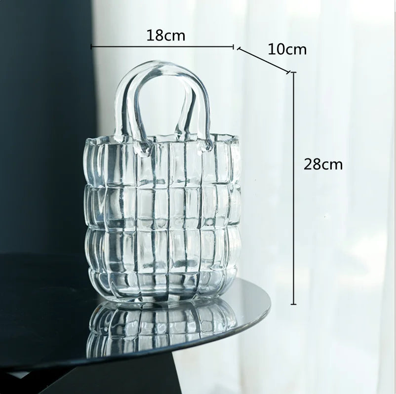 Glass Bag Vase | Bowlift