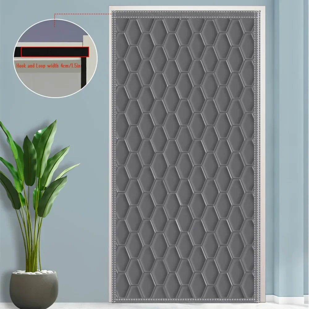 BowLift | ThermoHaven Winter Door Curtain | Cold & Sound Protection | Heat Insulating & Opaque | Ideal for Home