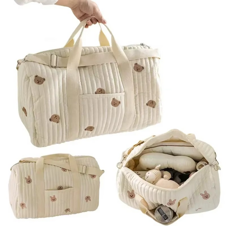 BowLift | Versatile Mommy Travel Tote - Diaper, Nappy, and Essentials Organizer Bag