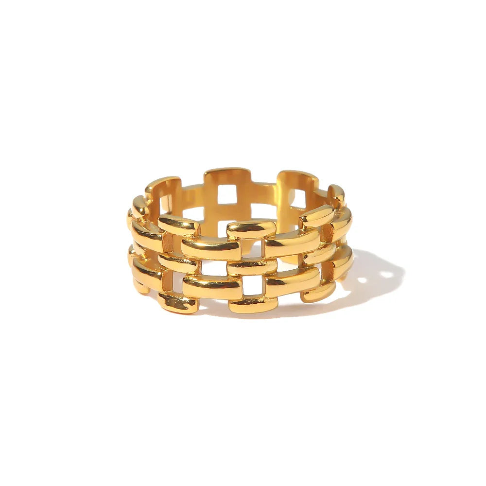 BowLift | 18k Rice Bead Ring