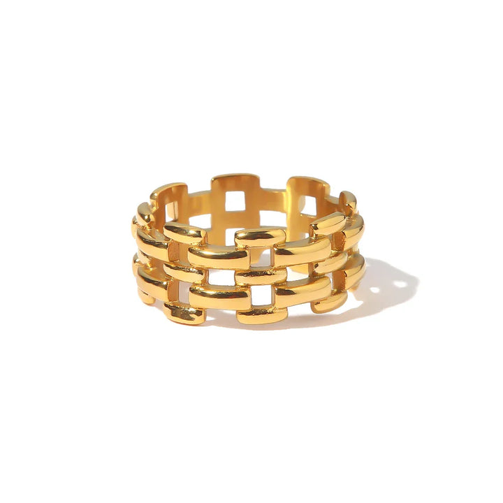 BowLift | 18k Rice Bead Ring