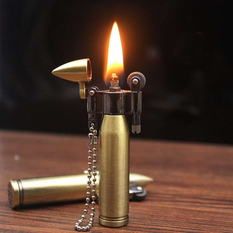 Jet Power Retro Metal Keychain Lighter | Bowlift