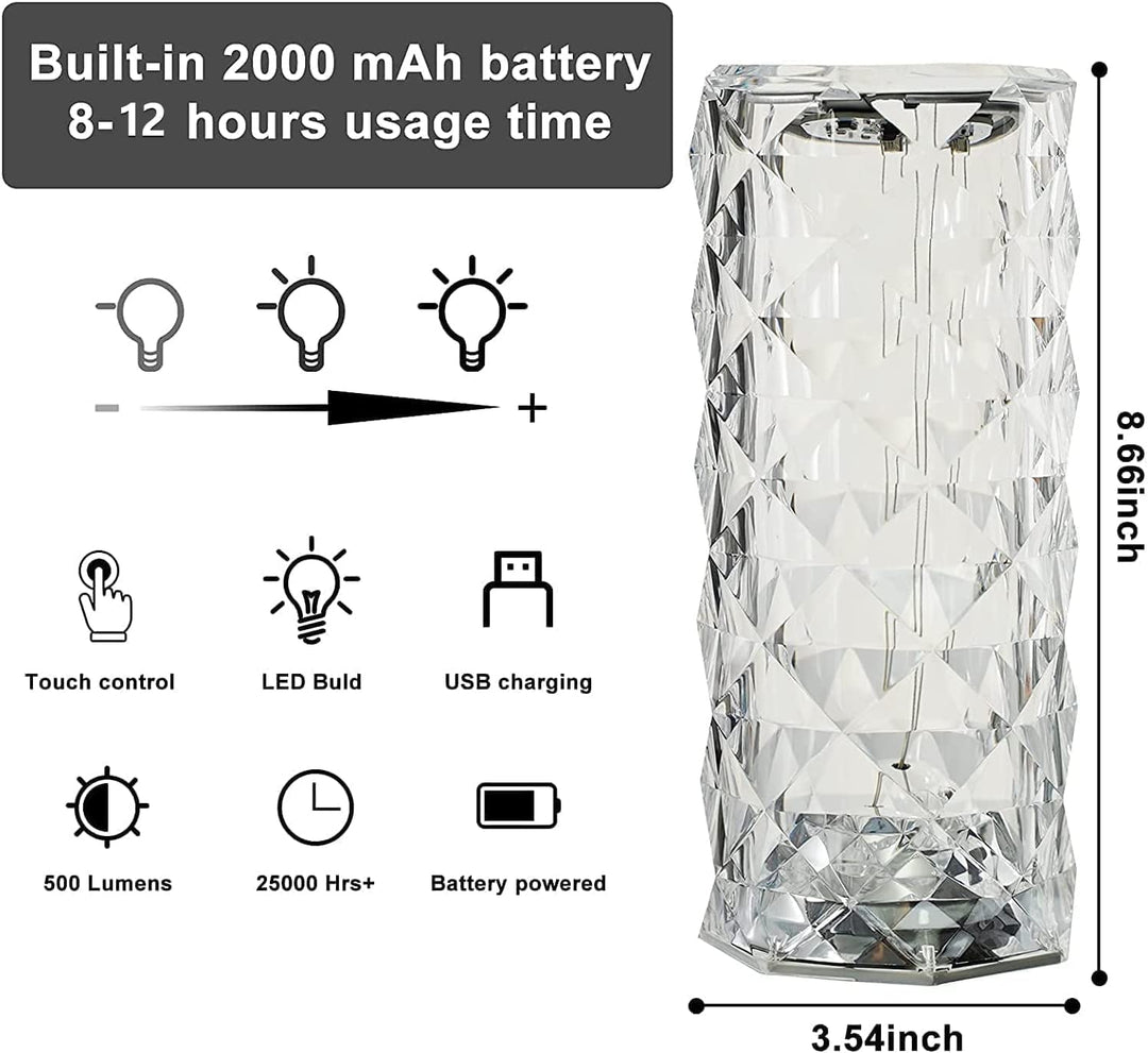 BowLift | Elegant Atmosphere Crystal Night Light
