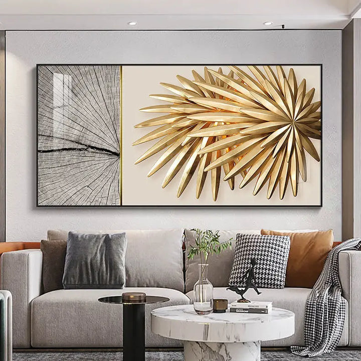 Modern Aesthetics Abstract Sun & Moon Wall Art Fine Art Canvas Prints Pictures For Luxury Loft Living Room Dining Room Lifestyle Art Decor | Bowlift
