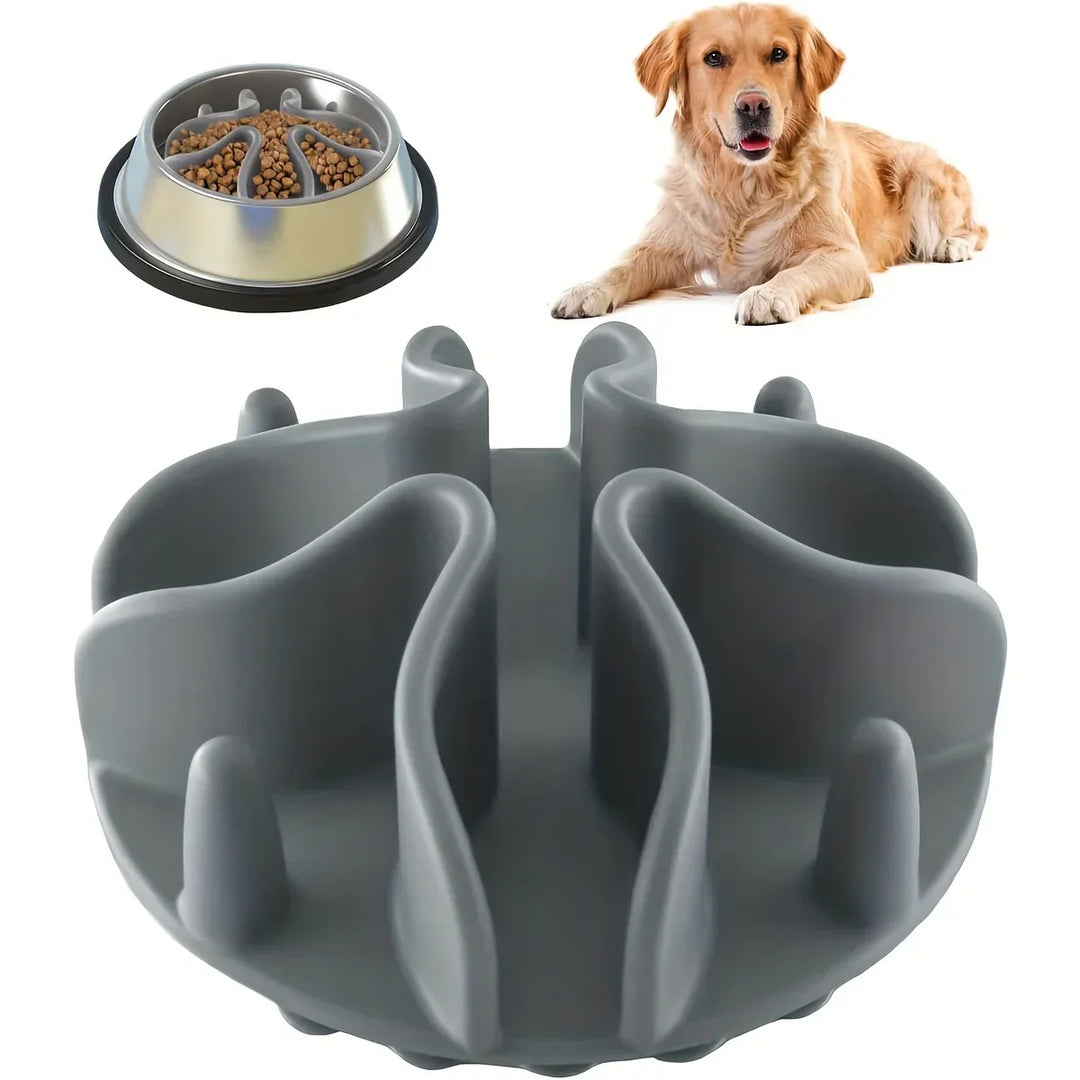 BowLift | Mindrauf Slow-Feeding Insert for Dog Bowls | Promotes healthy digestion & mental stimulation | Made of soft silicone | Suitable for all sizes