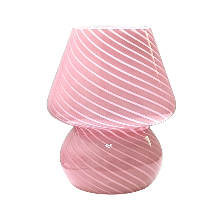 BowLift | Murano Table Lamp - Unique Glass Mushroom Desk Lamp for Magical Atmosphere