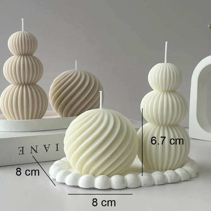 BowLift | Creative Geometric Scented Candle Golf Ball Design Decoration