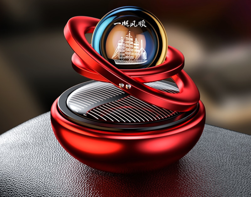 BowLift | Car Air Freshener | Solar Powered | 360° Fragrance Distribution | Luxurious Design | 4 Colors