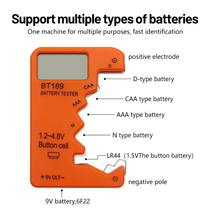 Power Scan LCD Display Battery Tester | Bowlift