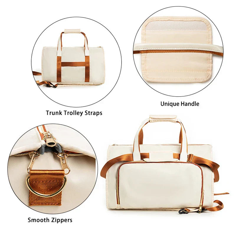 BowLift | Glissaro TravelPro | 3-in-1 Travel Bag | Garment Bag & Backpack | 53 L