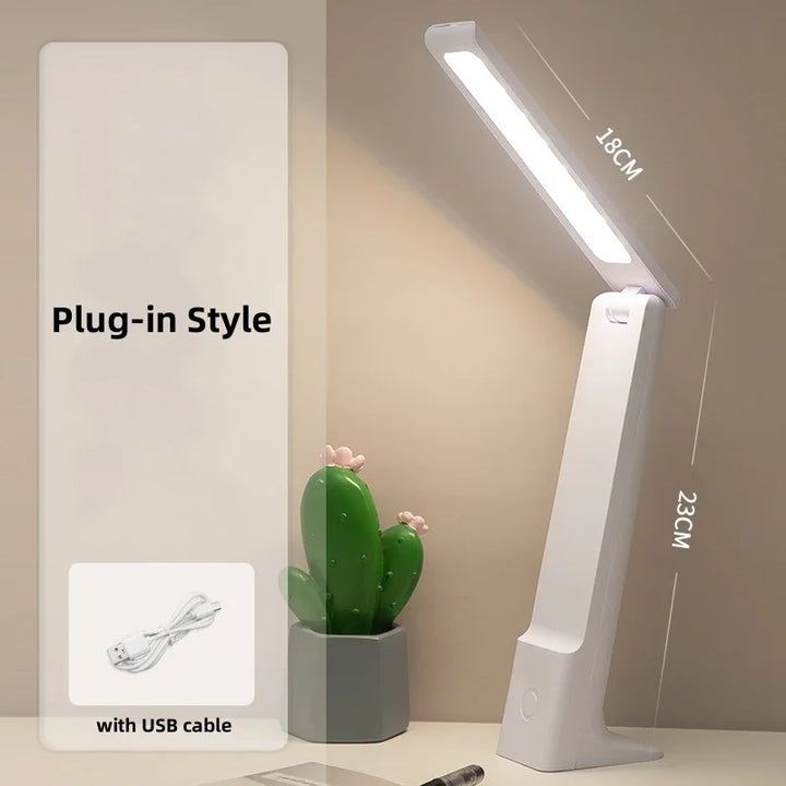 BowLift | Lumora LED Table Lamp | Dimmable & Touch Control | 3 Light Colors | Battery 20h | White/Pink/Blue