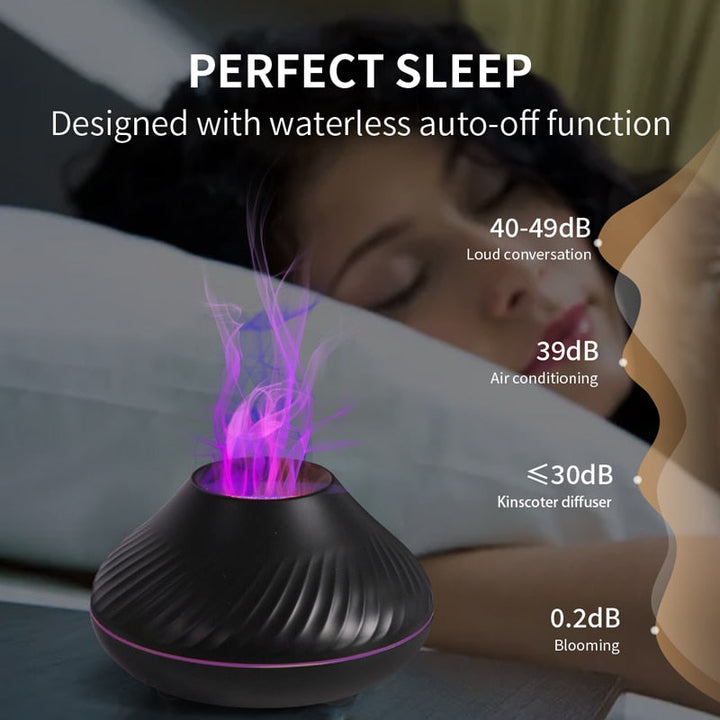 BowLift | Luminous Volcano USB Humidifier Lamp