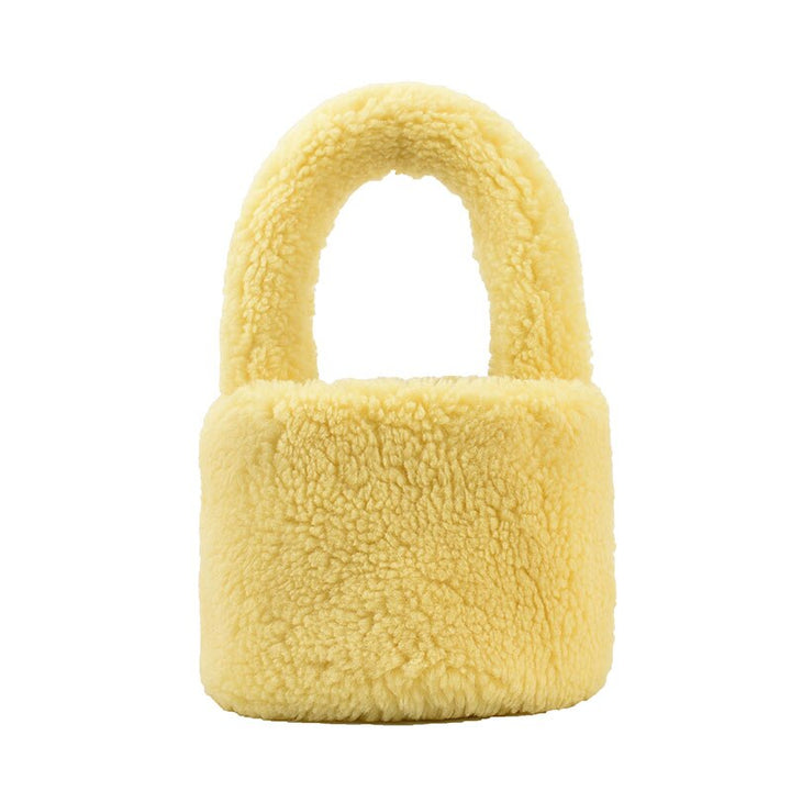 BowLift | Cuddly Plush Mini Bucket Bag