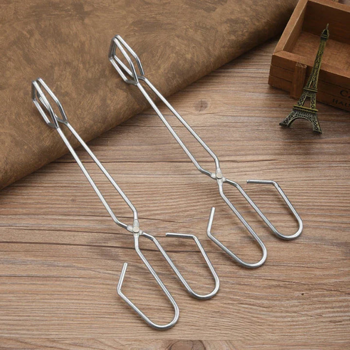 BowLift | Extra Long Charcoal Clip Tongs