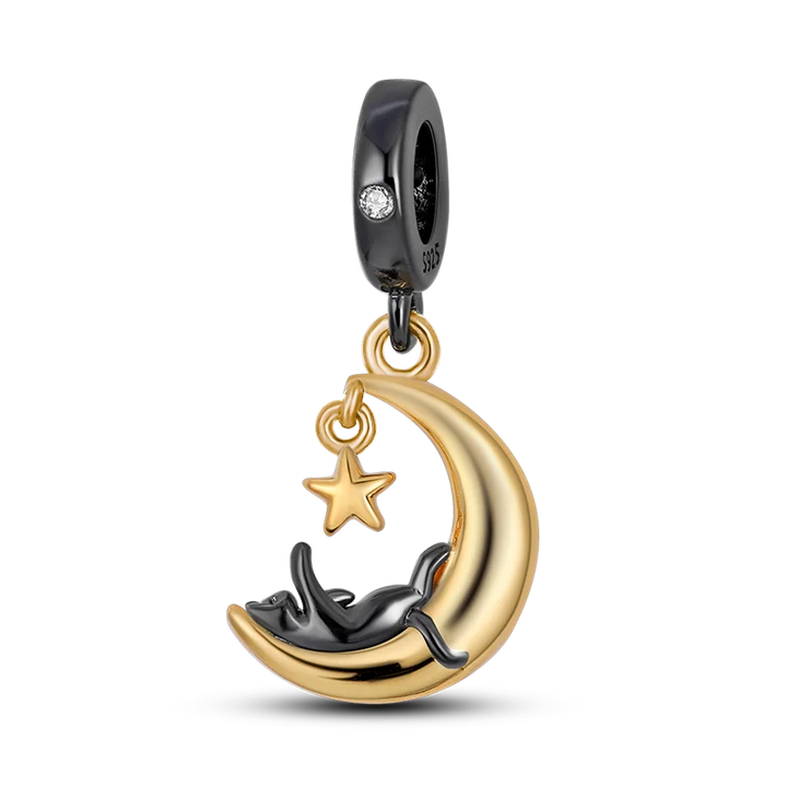 BowLift | 925 Silver Golden Leopard Charms Beads Colorful Chameleon Rhinoceros Lion Scarab Cat Pendant Compatible with Original Pandora Bracelet Jewelry