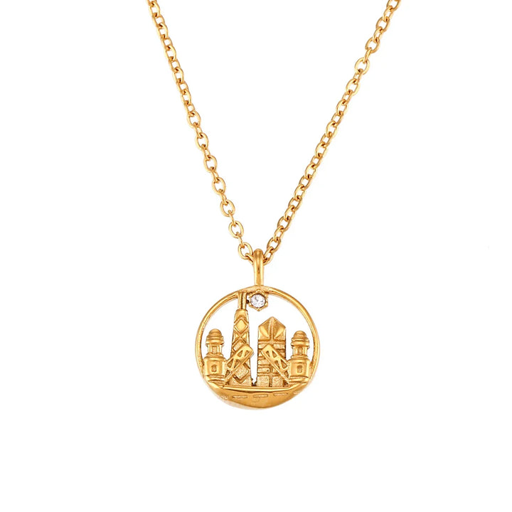 BowLift | 18k Landmark Adventures Travelers Necklace