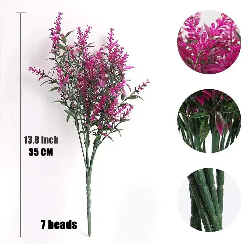 BowLift | Floraven Lavender Bouquet | Artificial & Carefree | 5 Stems | For Indoor & Outdoor