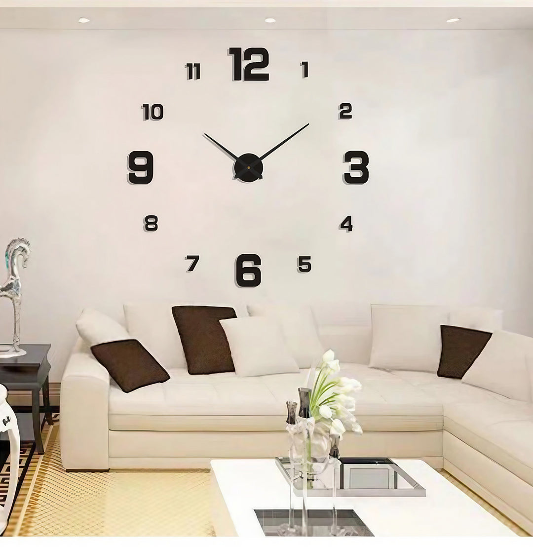 BowLift | 3D-LED wall clock – frameless DIY design